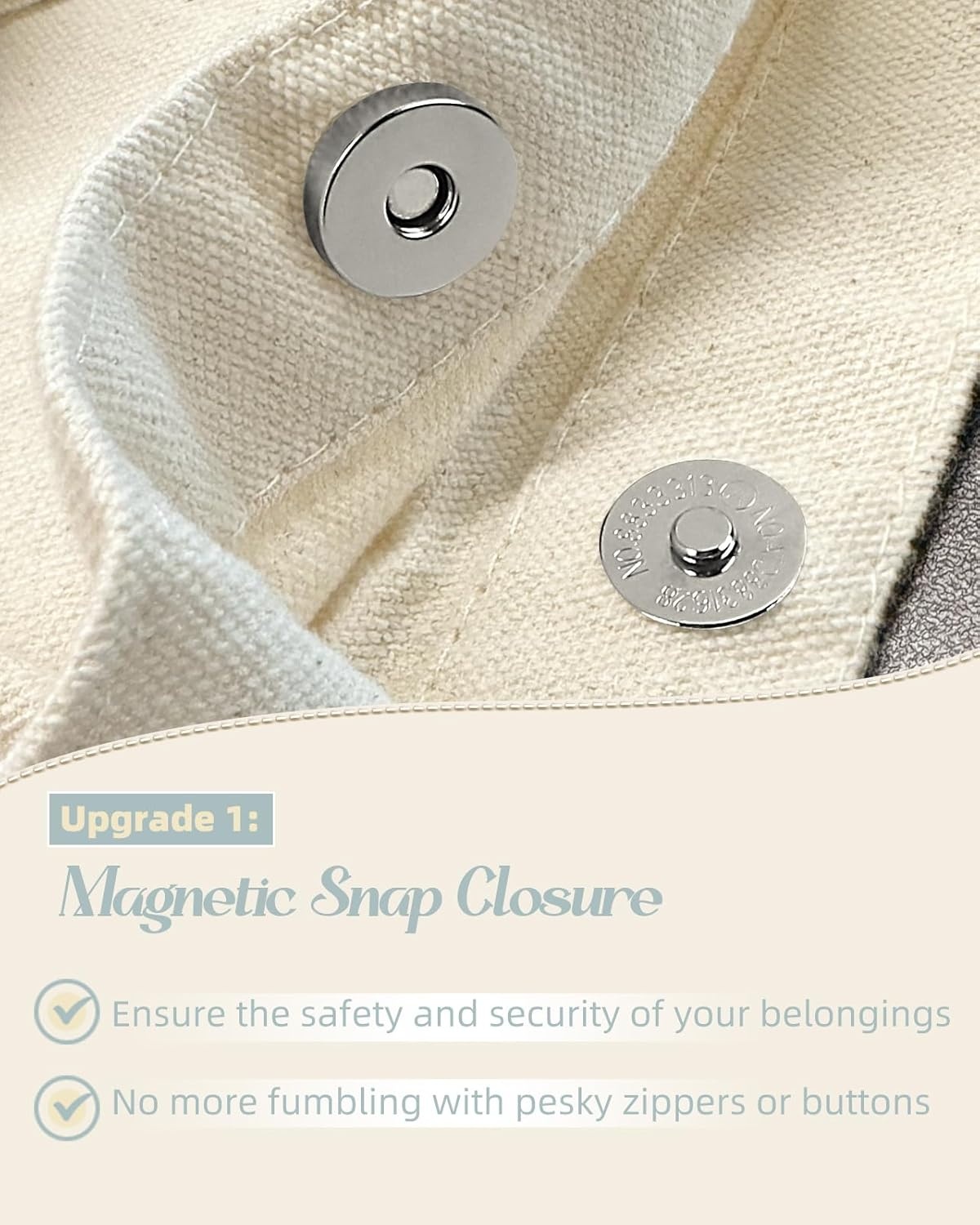 image:imageMiss Adola Aesthetic Cottonseed Tote Bag for Women with Magnetic Buckle and Inner Pocket for Lady Cloth Cotton Tote BagRed Flower