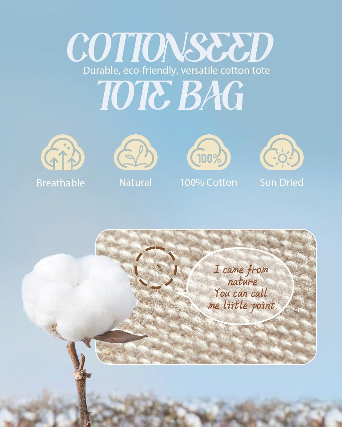 image:imageMiss Adola Aesthetic Cottonseed Tote Bag for Women with Magnetic Buckle and Inner Pocket for Lady Cloth Cotton Tote BagYellow Flower