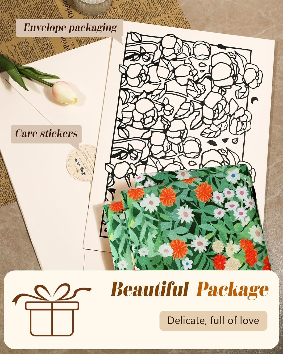 image:imageMiss Adola Aesthetic Tote Bag for Women Reusable Shoulder Bag with Buckle Fabric Bag for Gym Travel WorkGreen Three Cats