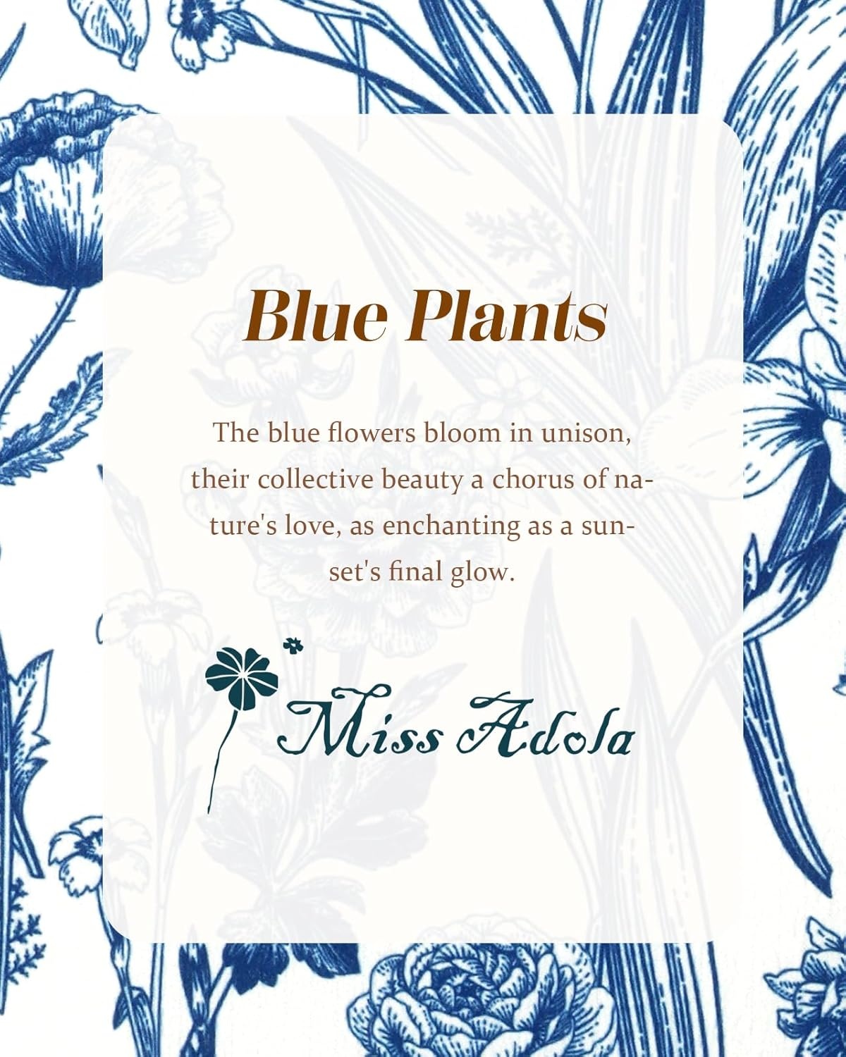 image:imageMiss Adola Aesthetic Tote Bag for Women Reusable Shoulder Bag with Buckle Fabric Bag for Gym Travel WorkWhite Blue Flowers