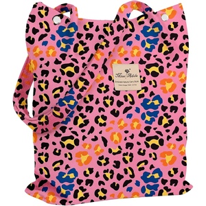 image:imageMiss Adola Corduroy Tote Bag for Women  Reusable Totes with Pocket amp Buckle Cute Aesthetic Shoulder Bag for Work TravelColor Leopard