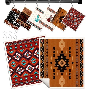 image:imageMiss Adola Kitchen Swedish Dishcloths with Hooks  6 Pack Reusable Dish Cloths for Washing Dishes Fast Drying Cute Fun Swedish Dish Towels Washable Cleaning Sponge Brown CoffeeBrown Cowboy