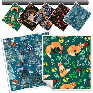 image:imageMiss Adola Swedish Dishcloths for Kitchen  5 Pack Reusable Dish Cloths for Washing Dishes Absorbent Cute Funny Kitchen Towels Cleaning Sponge Animal ForestAnimal Forest