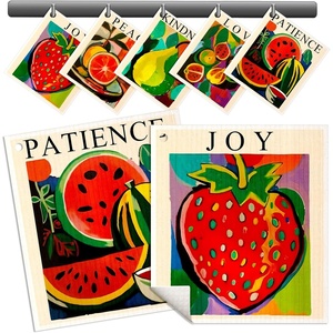 image:imageMiss Adola Swedish Dishcloths for Kitchen  5 Pack Reusable Dish Cloths for Washing Dishes Absorbent Cute Funny Kitchen Towels Cleaning Sponge Animal ForestColorful Fruits