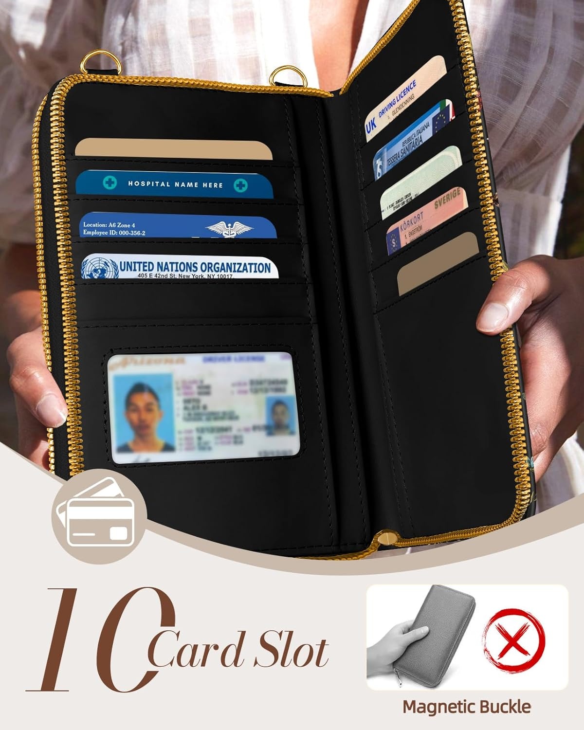 image:imageMiss Adola Phone Purse for Women Cute Small Crossbody Bags Cellphone Wallet with Adjustable Strap Zipper and Card SlotsBlack Mushroom