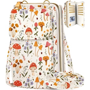 image:imageMiss Adola Cute Small Crossbody Purse Cell Phone Bags for Women  Leather Cellphone Wallet Purse with Shoulder StrapMogu Grass