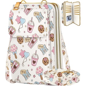 image:imageMiss Adola Phone Purse for Women  Cute Small Crossbody Bags Cellphone Wallet with Adjustable Strap Zipper and Card SlotsCartoon