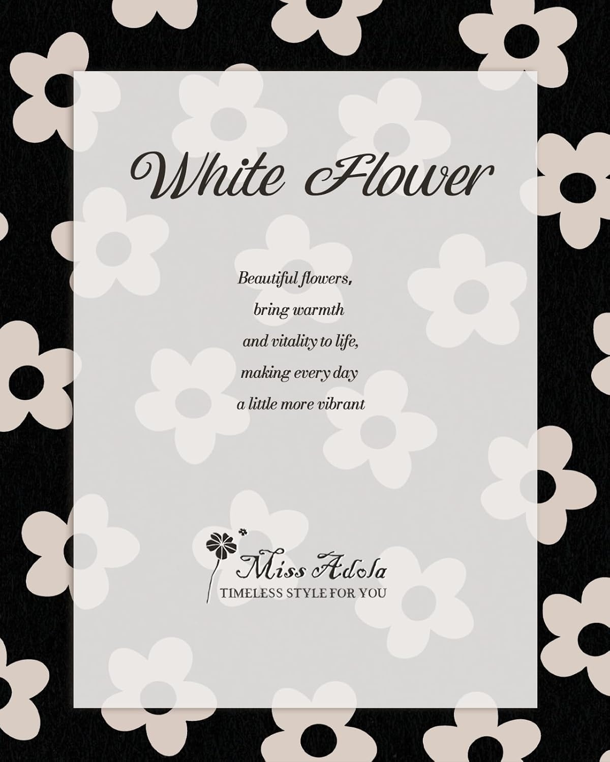 image:imageMiss Adola Cell Phone Purse Crossbody Bags for Women Cute Design Leather Cellphone Bag Small Cross Body Bags Purses Wallet Trendy Aesthetic Pouch with Adjustable Strap for iPhone Black FlowerBlack Flower