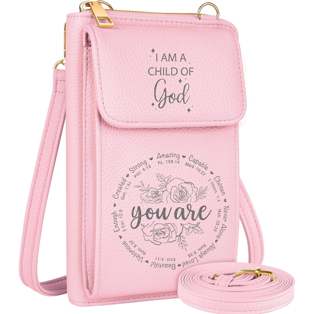 image:imageMiss Adola Cell Phone Purse Crossbody Bags for Women Cute Design Leather Cellphone Bag Small Cross Body Bags Purses Wallet Trendy Aesthetic Pouch with Adjustable Strap for iPhone Black FlowerRose