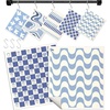 Blue White Geometrical