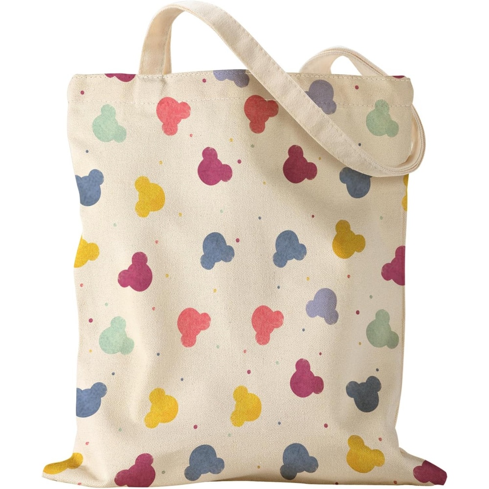 image:imageMiss Adola Aesthetic Canvas Tote Bag Reusable Shoulder Tote Bag for Women Lady Casual Vacation Shopping Work GymBear