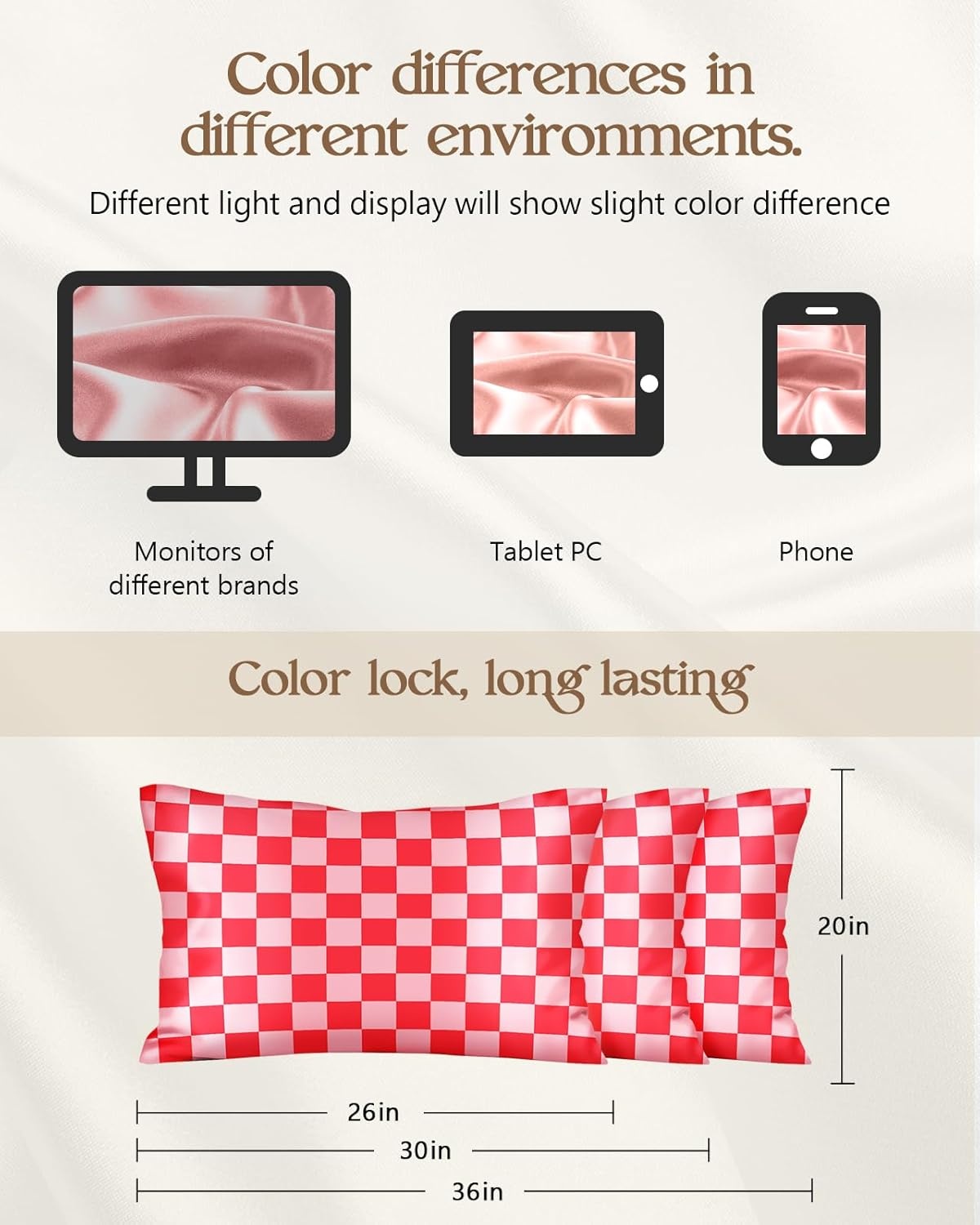 image:imageMiss Adola 2 Pack Mulberry Silk Pillowcase for Hair and Skin Standard Size 20 x 26 Inches with Hidden Zipper Watercolor Strawberry 19 Momme Soft Sleeping Silk Pillow Case for Women MomsPk Check