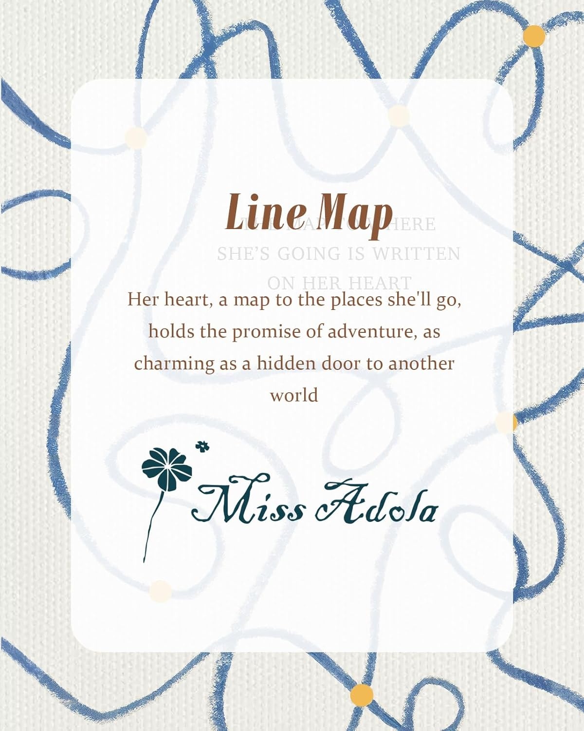 image:imageMiss Adola Aesthetic Heavy Canvas Tote Bag with Pocket for Women Cloth Gusseted Totes Bag with Pattern for ShoppingLine Map