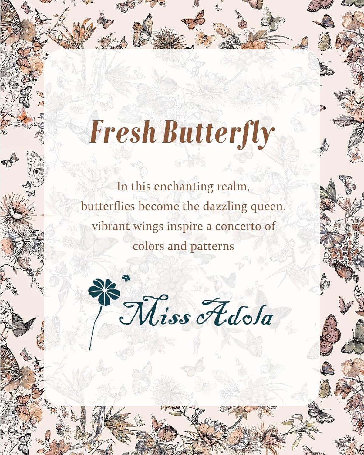 image:imageMiss Adola Large Canvas Tote Bag Zipper Closure Outside Pocket Size 17514 Aesthetic Boat Bag for Women CottonFull Butterfly