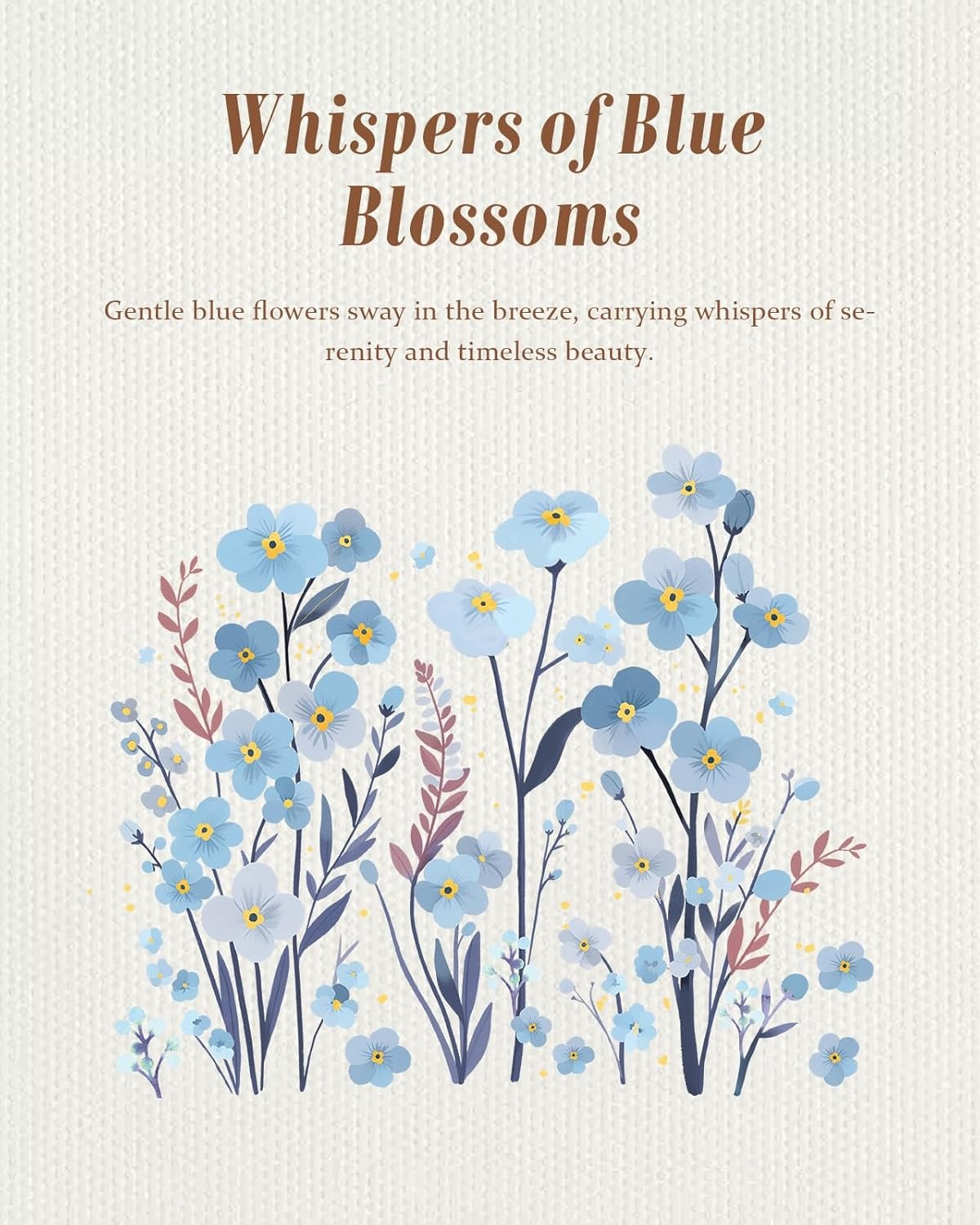 image:imageMiss Adola Canvas Tote Bag for Women Aesthetic Canvas Bag with Zipper Cute Stylish Reusable Shoulder Totes for Shopping Work Daily Vacation Bianfu FlowerBlue Flowers