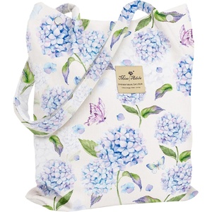 image:imageMiss Adola Corduroy Tote Bag for Women  Reusable Totes with Magnetic Buckle amp Pocket Aesthetic Design Work Grocery BagsBlue Hydrangea